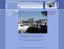 Tablet Screenshot of palmcoastyachts.com